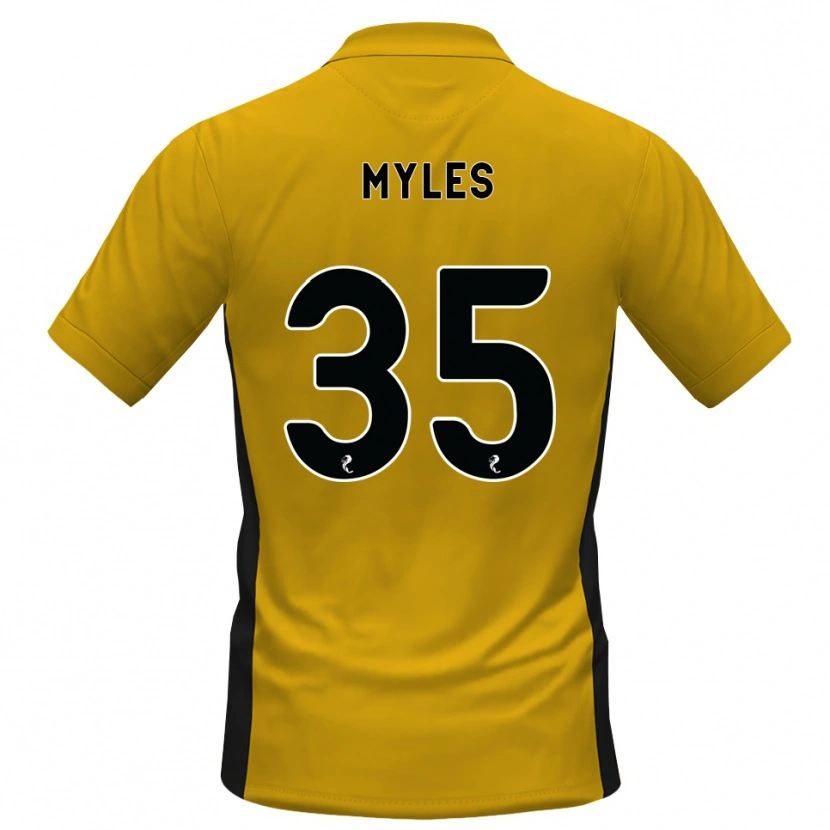 Danxen Homem Camisola Evan Myles #35 Laranja Preto Principal 2026/27 Camisa Brasil