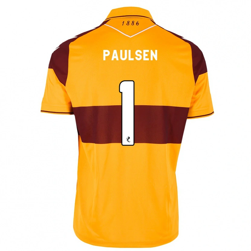 Danxen Homem Camisola Alex Paulsen #1 Marrom Laranja Principal 2026/27 Camisa Brasil