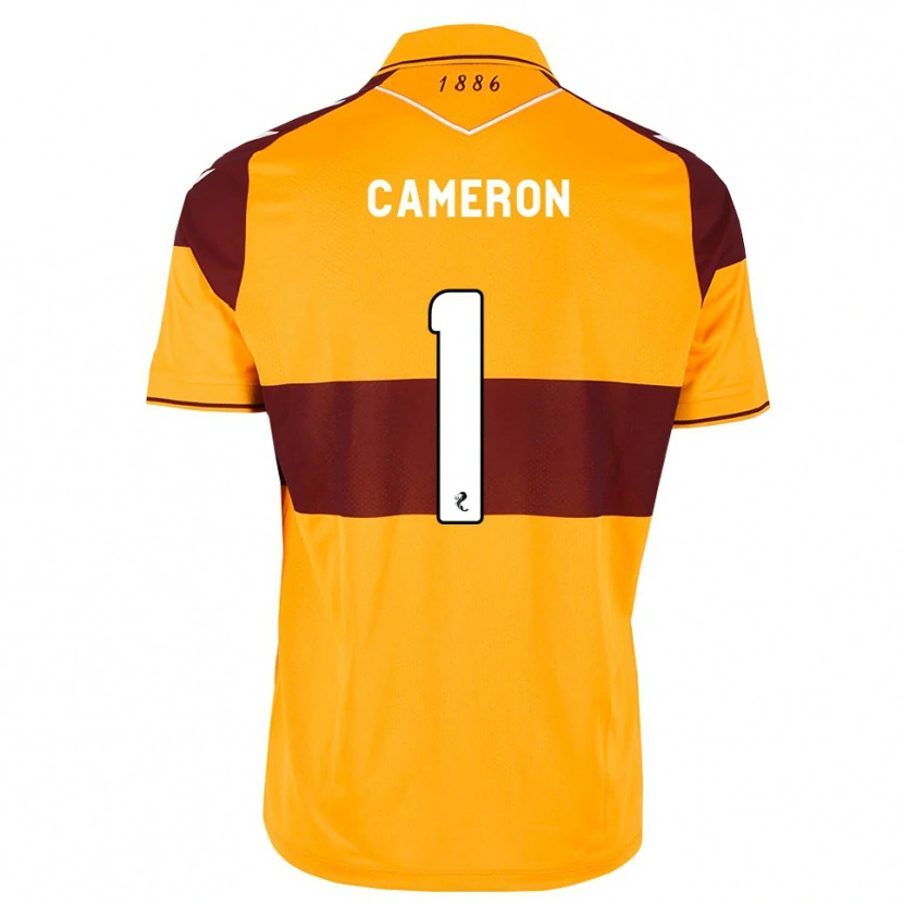 Danxen Homem Camisola Rebecca Cameron #1 Marrom Laranja Principal 2026/27 Camisa Brasil