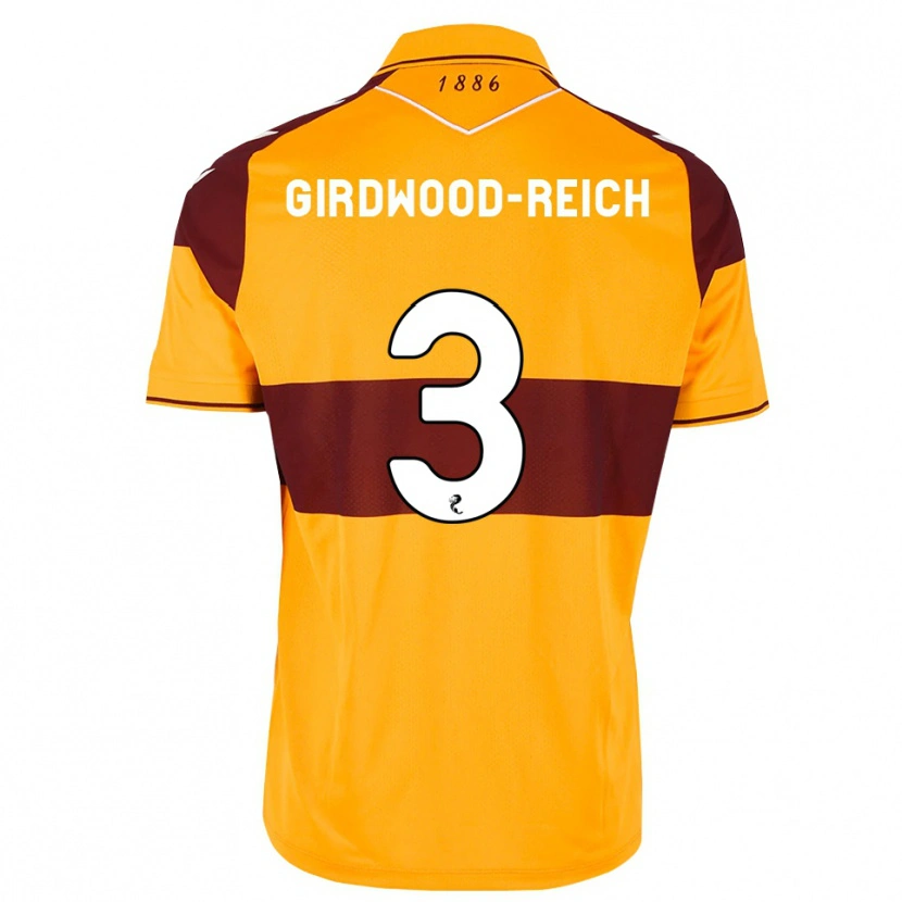 Danxen Homem Camisola Jake Girdwood-Reich #3 Marrom Laranja Principal 2026/27 Camisa Brasil