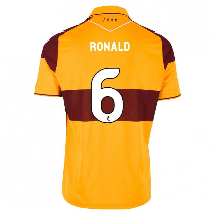 Danxen Homem Camisola Lucy Ronald #6 Marrom Laranja Principal 2026/27 Camisa Brasil