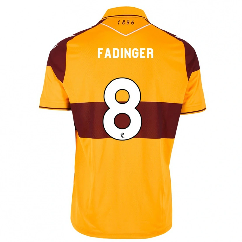 Danxen Homem Camisola Lukas Fadinger #8 Marrom Laranja Principal 2026/27 Camisa Brasil