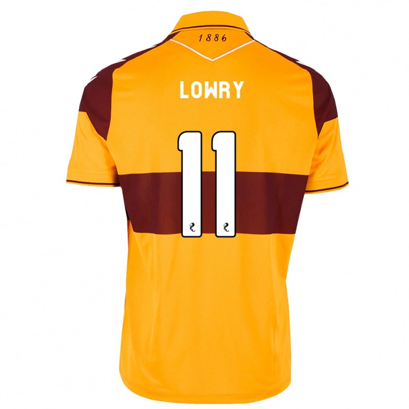 Danxen Homem Camisola Alex Lowry #11 Marrom Laranja Principal 2026/27 Camisa Brasil