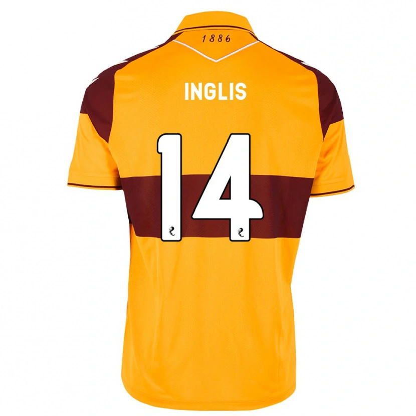 Danxen Homem Camisola Gill Inglis #14 Marrom Laranja Principal 2026/27 Camisa Brasil