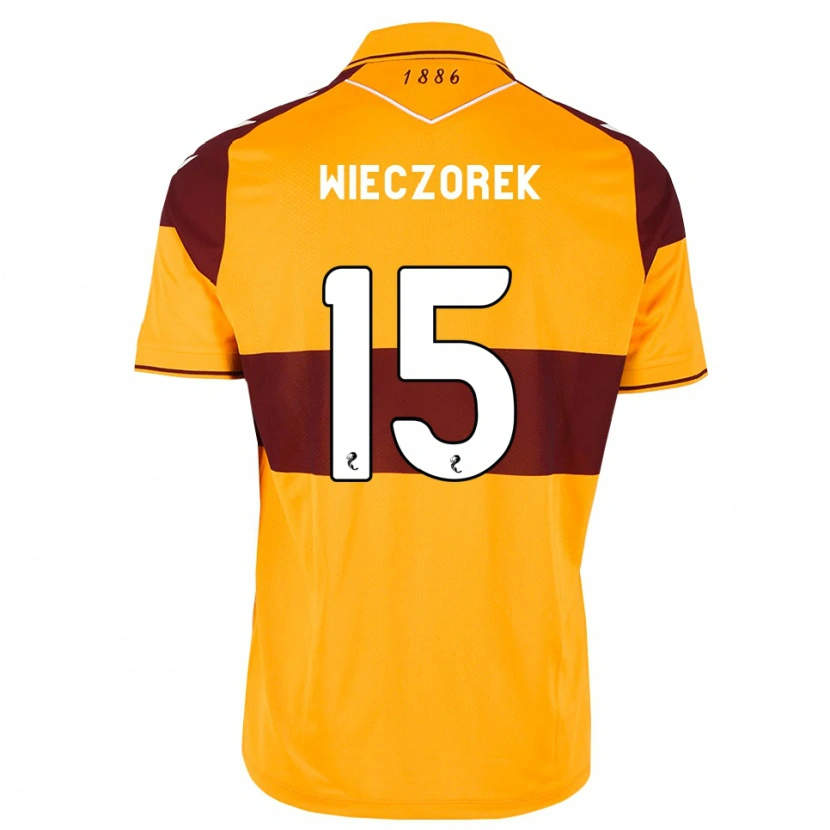 Danxen Homem Camisola Olivier Wieczorek #15 Marrom Laranja Principal 2026/27 Camisa Brasil