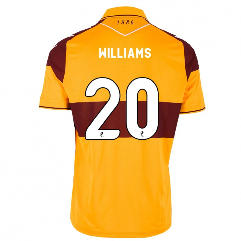 Danxen Homem Camisola Dylan Williams #20 Marrom Laranja Principal 2026/27 Camisa Brasil
