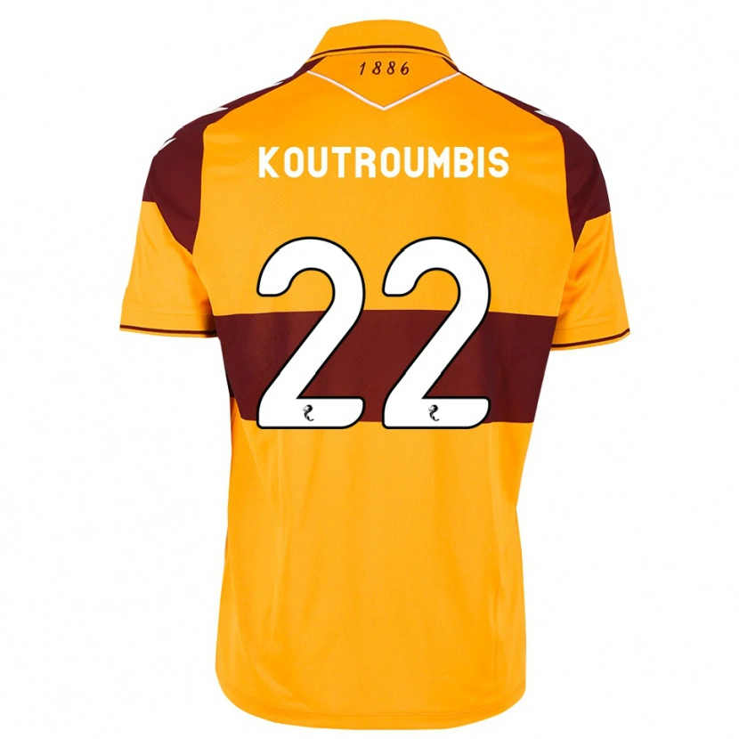 Danxen Homem Camisola John Koutroumbis #22 Marrom Laranja Principal 2026/27 Camisa Brasil