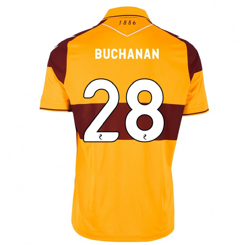 Danxen Homem Camisola Aaron Buchanan #28 Marrom Laranja Principal 2026/27 Camisa Brasil