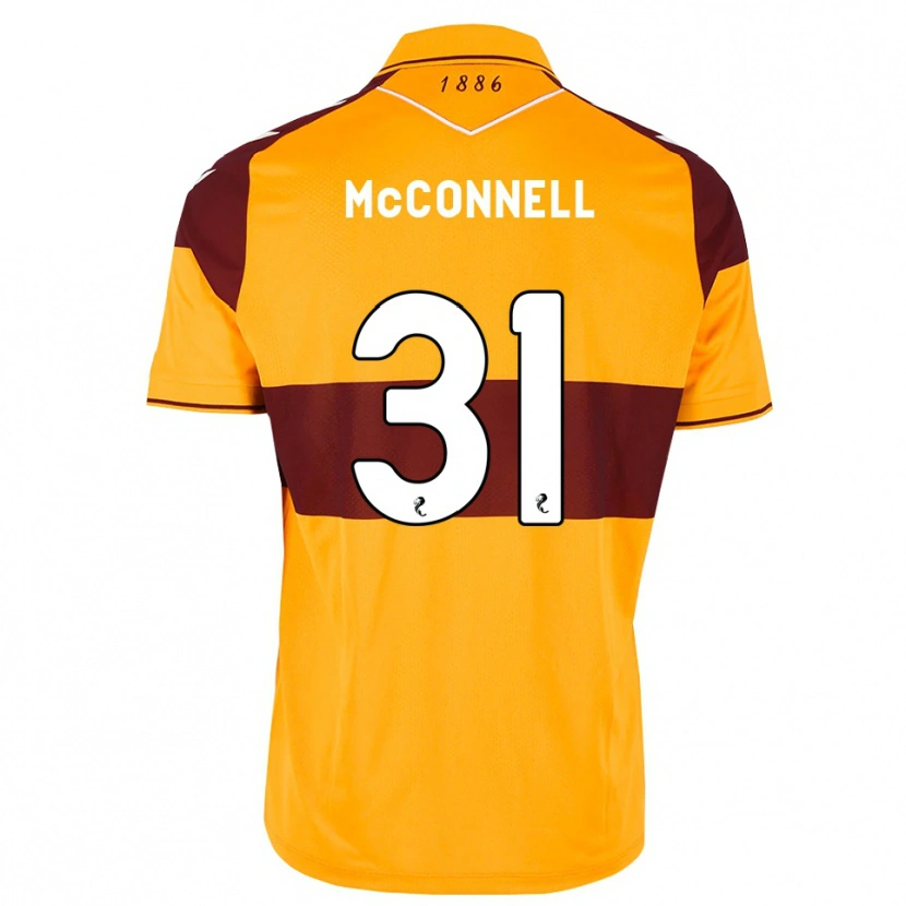 Danxen Homem Camisola Jack Mcconnell #31 Marrom Laranja Principal 2026/27 Camisa Brasil