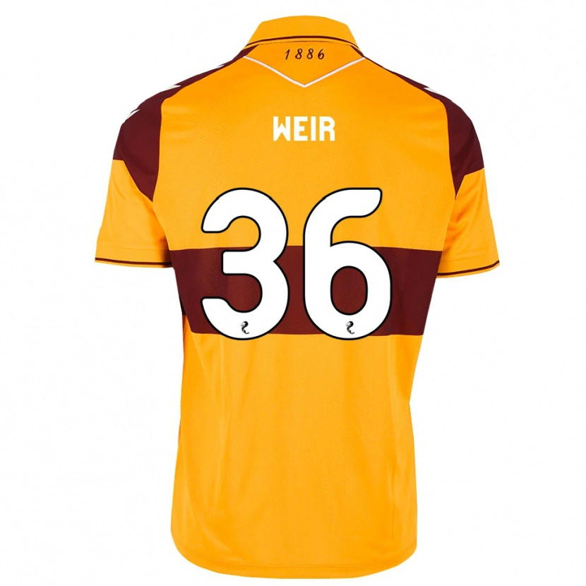 Danxen Homem Camisola Lucas Weir #36 Marrom Laranja Principal 2026/27 Camisa Brasil