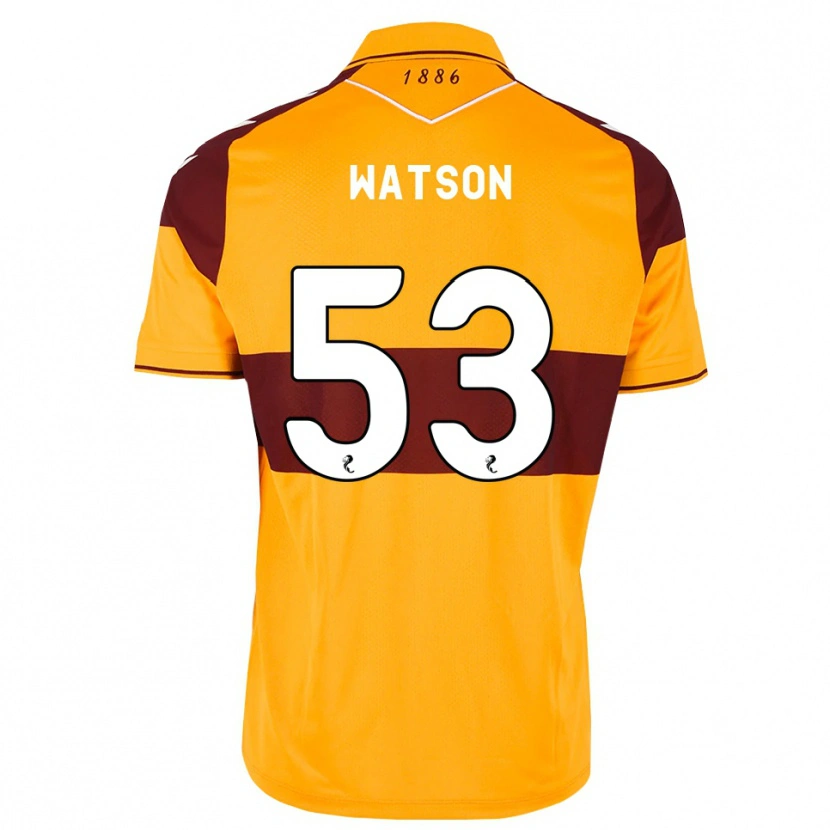 Danxen Homem Camisola Blane Watson #53 Marrom Laranja Principal 2026/27 Camisa Brasil