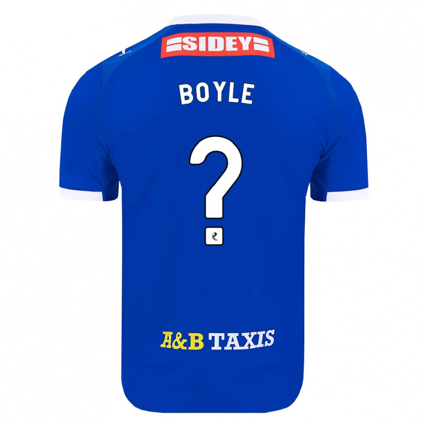 Danxen Homem Camisola Callum Boyle #0 Azul Vermelho Amarelo Principal 2026/27 Camisa Brasil
