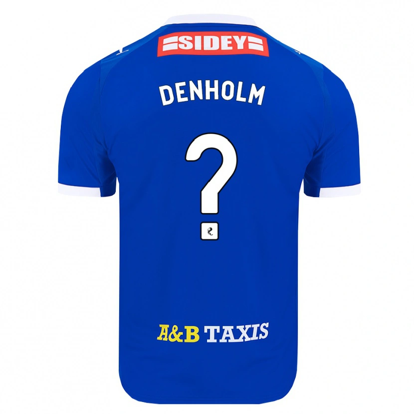 Danxen Homem Camisola Ben Denholm #0 Azul Vermelho Amarelo Principal 2026/27 Camisa Brasil