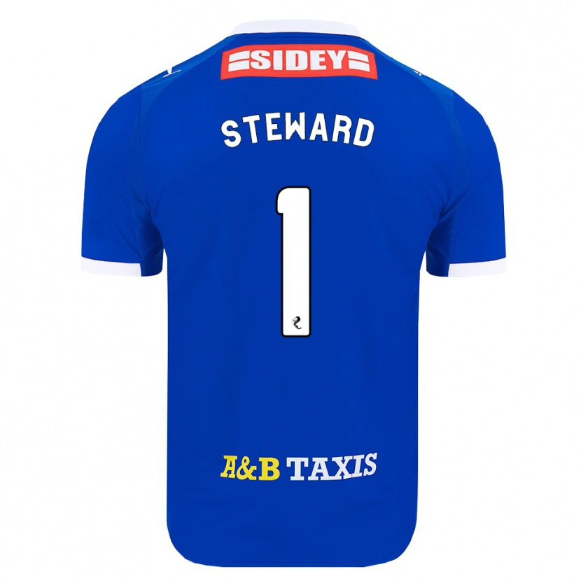 Danxen Homem Camisola Toby Steward #1 Azul Vermelho Amarelo Principal 2026/27 Camisa Brasil