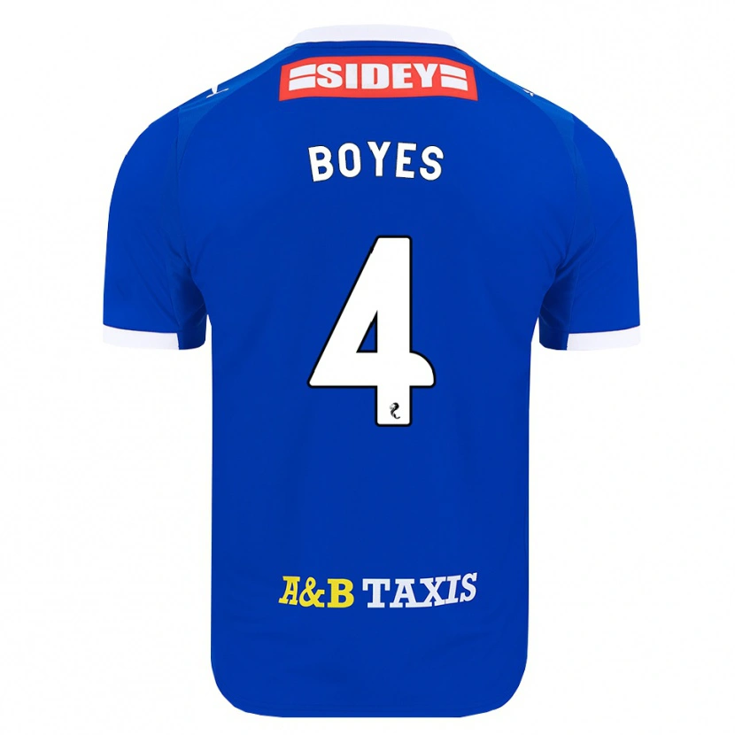 Danxen Homem Camisola Morgan Boyes #4 Azul Vermelho Amarelo Principal 2026/27 Camisa Brasil