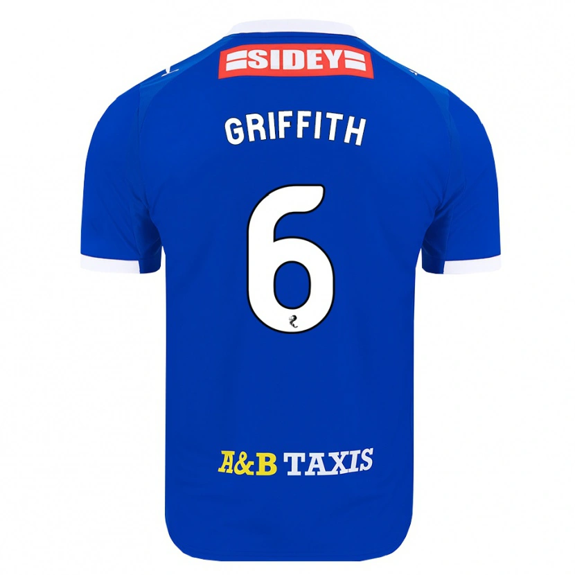 Danxen Homem Camisola Víctor Griffith #6 Azul Vermelho Amarelo Principal 2026/27 Camisa Brasil