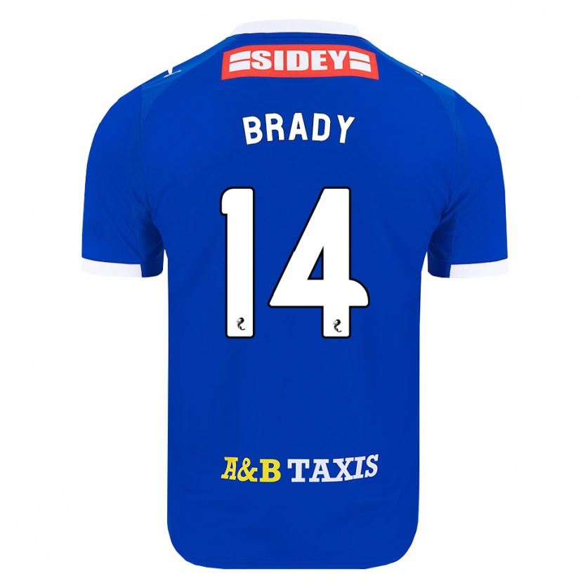 Danxen Homem Camisola Scarlett Brady #14 Azul Vermelho Amarelo Principal 2026/27 Camisa Brasil
