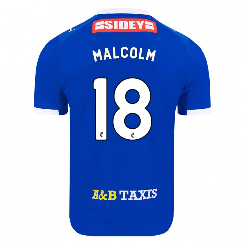 Danxen Homem Camisola Jodie Malcolm #18 Azul Vermelho Amarelo Principal 2026/27 Camisa Brasil