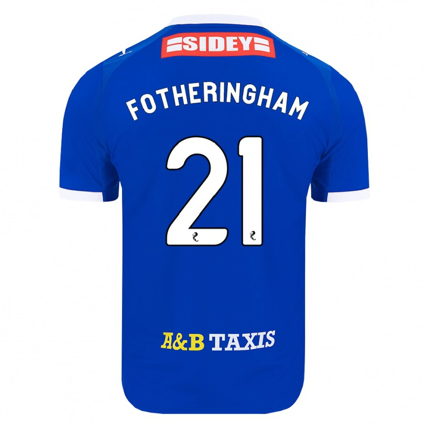 Danxen Homem Camisola Kai Fotheringham #21 Azul Vermelho Amarelo Principal 2026/27 Camisa Brasil