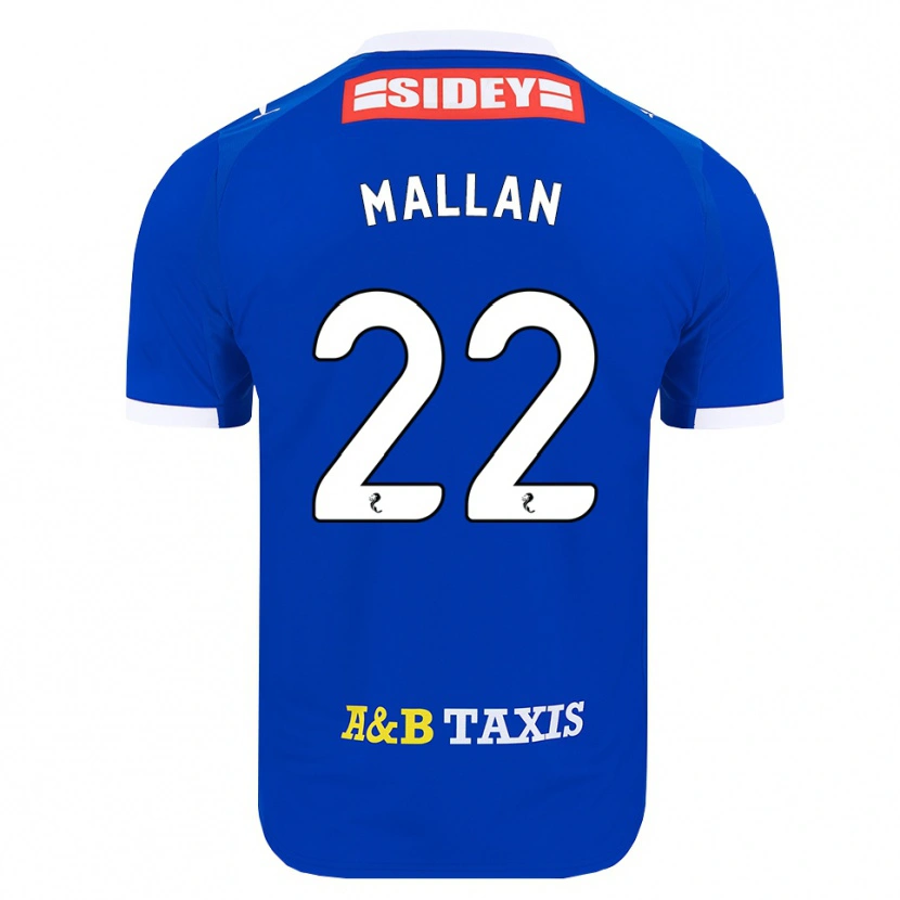 Danxen Homem Camisola Stevie Mallan #22 Azul Vermelho Amarelo Principal 2026/27 Camisa Brasil