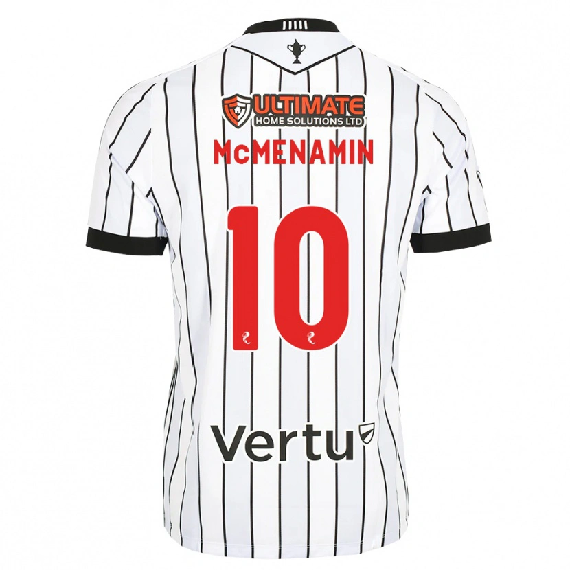 Danxen Homem Camisola Conor Mcmenamin #10 Branco Preto Vermelho Principal 2026/27 Camisa Brasil
