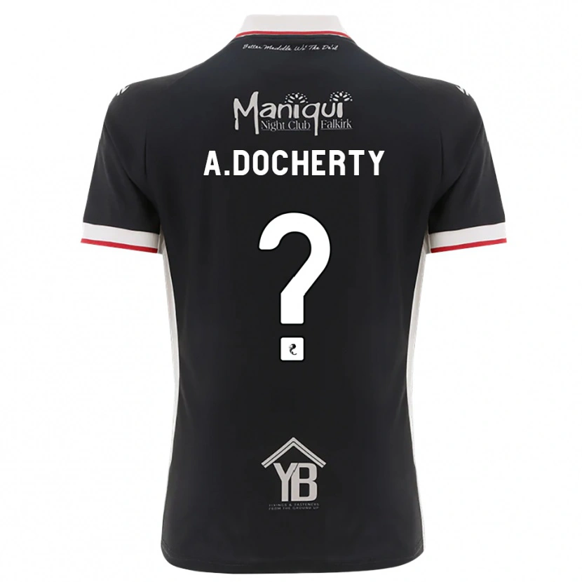 Danxen Homem Camisola Aimie Docherty #0 Preto Branco Vermelho Principal 2026/27 Camisa Brasil