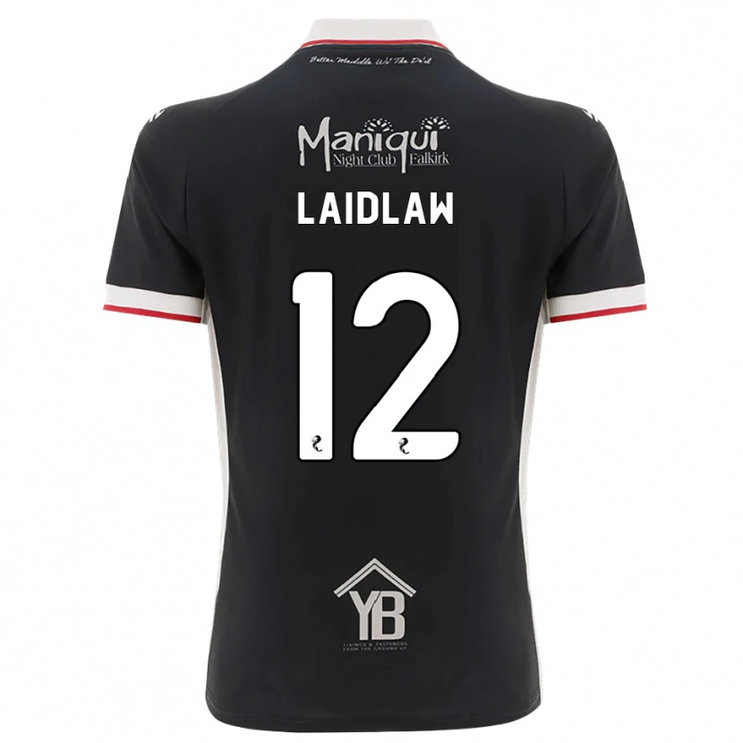 Danxen Homem Camisola Ethan Laidlaw #12 Preto Branco Vermelho Principal 2026/27 Camisa Brasil