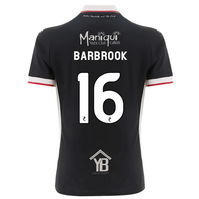 Danxen Homem Camisola Finley Barbrook #16 Preto Branco Vermelho Principal 2026/27 Camisa Brasil