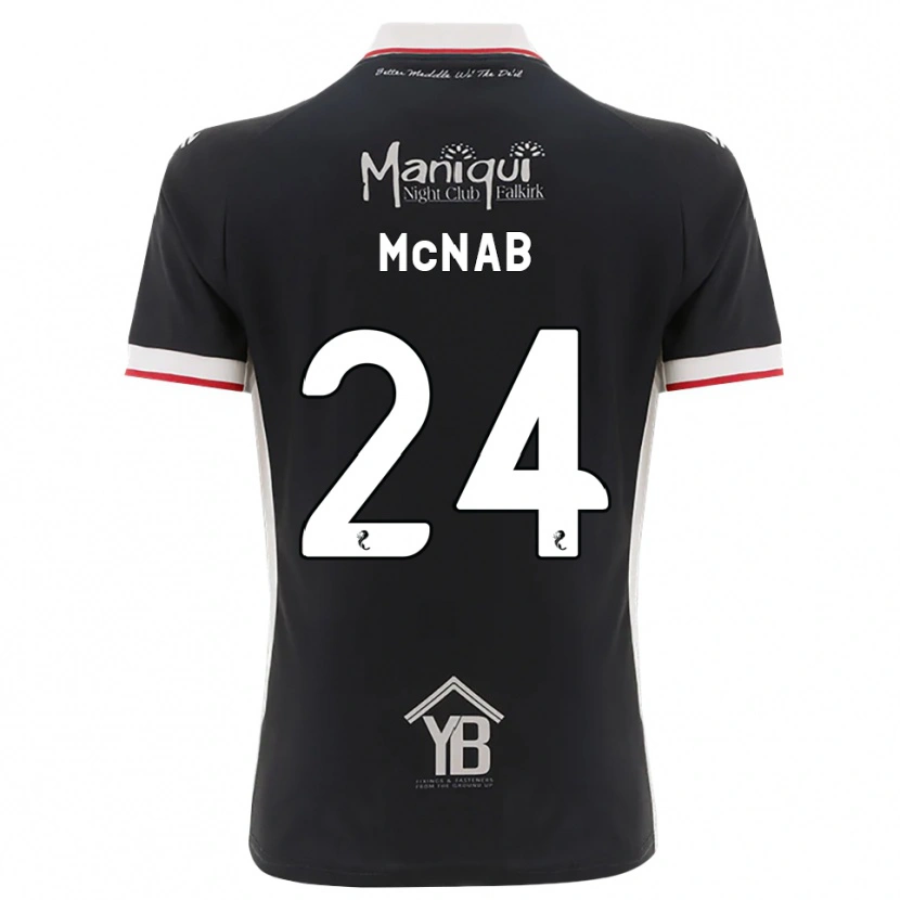 Danxen Homem Camisola Cameron Mcnab #24 Preto Branco Vermelho Principal 2026/27 Camisa Brasil