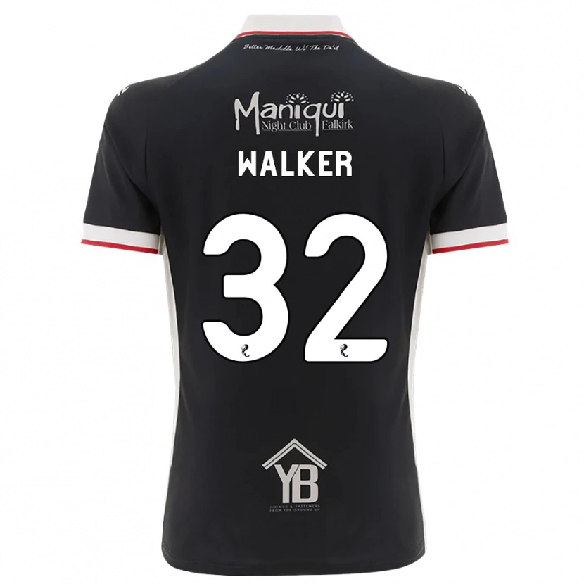 Danxen Homem Camisola Rhys Walker #32 Preto Branco Vermelho Principal 2026/27 Camisa Brasil