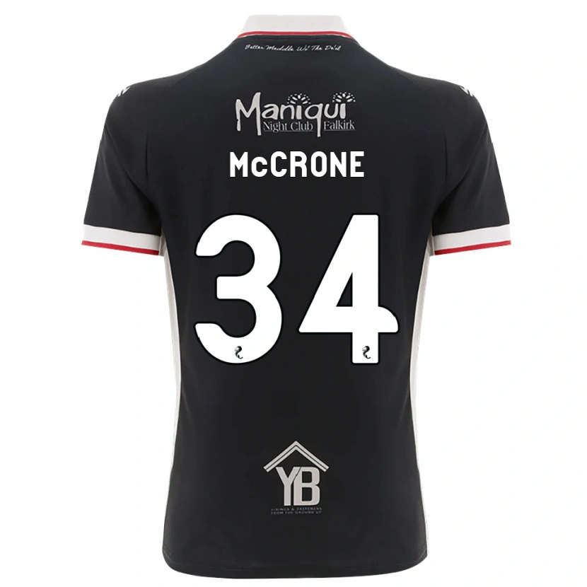 Danxen Homem Camisola Caelan Mccrone #34 Preto Branco Vermelho Principal 2026/27 Camisa Brasil