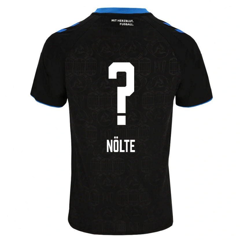 Danxen Homem Camisola Jannik Nölte #0 Preto Branco Vermelho Principal 2026/27 Camisa Brasil