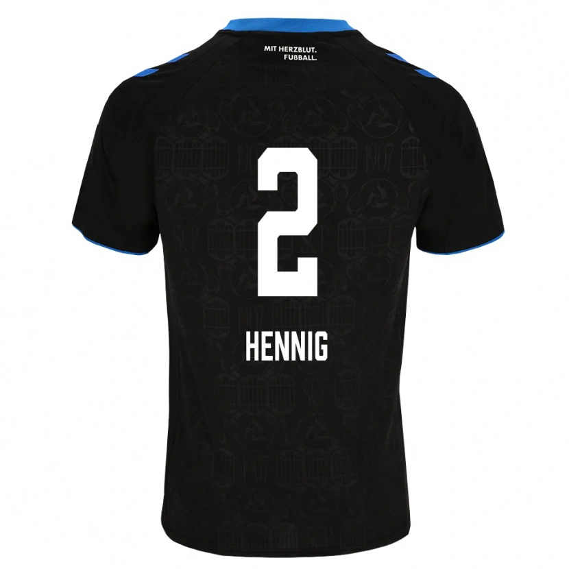 Danxen Homem Camisola Lenny Hennig #2 Preto Branco Vermelho Principal 2026/27 Camisa Brasil