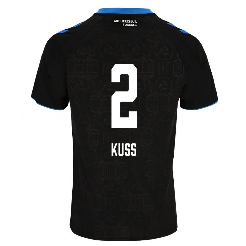 Danxen Homem Camisola Damian Kuss #2 Preto Branco Vermelho Principal 2026/27 Camisa Brasil