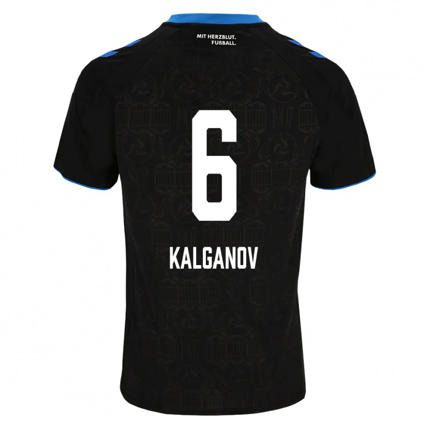 Danxen Homem Camisola Levin Kalganov #6 Preto Branco Vermelho Principal 2026/27 Camisa Brasil