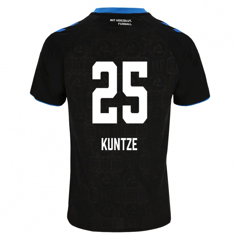 Danxen Homem Camisola Jakob Kuntze #25 Preto Branco Vermelho Principal 2026/27 Camisa Brasil