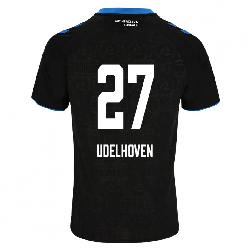 Danxen Homem Camisola Joel Udelhoven #27 Preto Branco Vermelho Principal 2026/27 Camisa Brasil