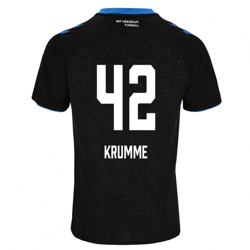 Danxen Homem Camisola Kevin Krumme #42 Preto Branco Vermelho Principal 2026/27 Camisa Brasil