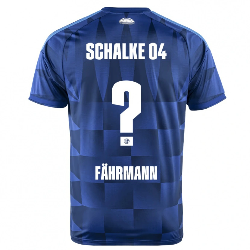 Danxen Homem Camisola Ralf Fährmann #0 Azul Escuro Amarelo Branco Principal 2026/27 Camisa Brasil