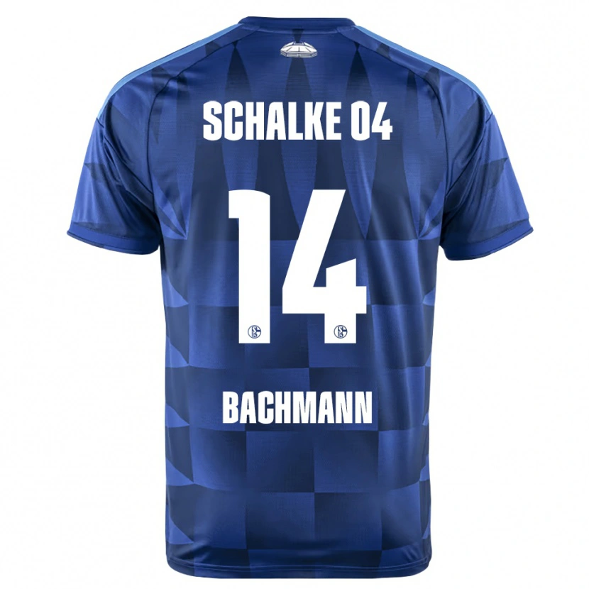 Danxen Homem Camisola Janik Bachmann #14 Azul Escuro Amarelo Branco Principal 2026/27 Camisa Brasil