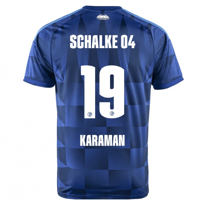 Danxen Homem Camisola Kenan Karaman #19 Azul Escuro Amarelo Branco Principal 2026/27 Camisa Brasil