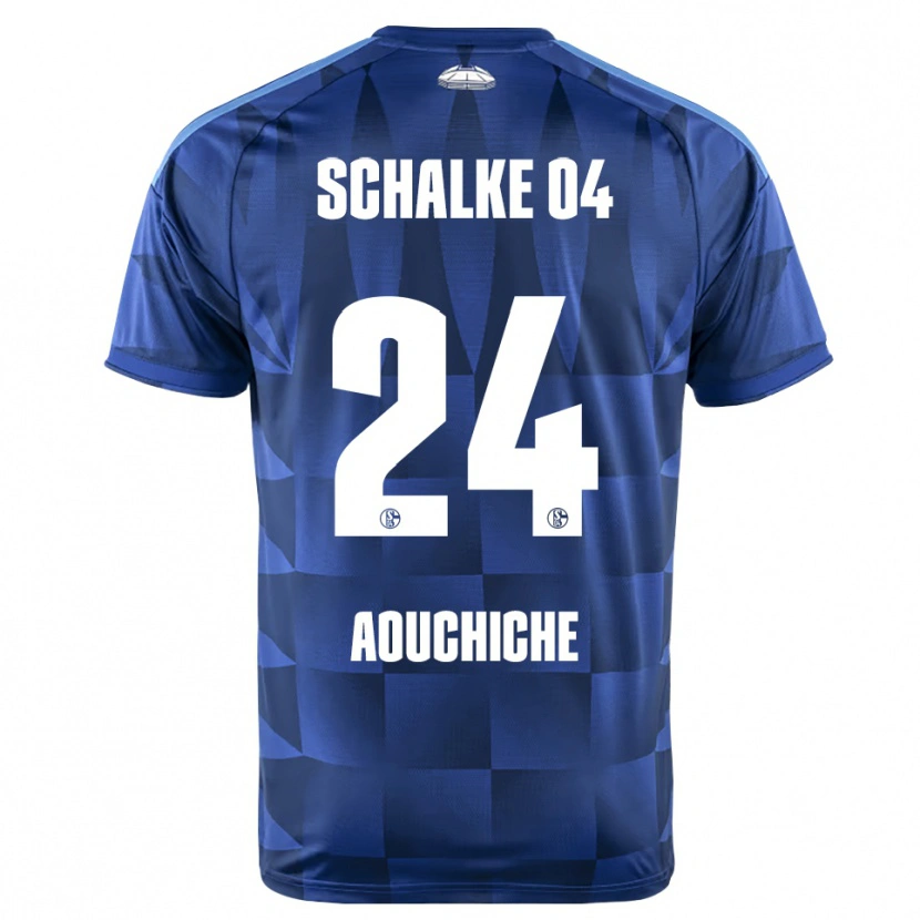 Danxen Homem Camisola Adil Aouchiche #24 Azul Escuro Amarelo Branco Principal 2026/27 Camisa Brasil