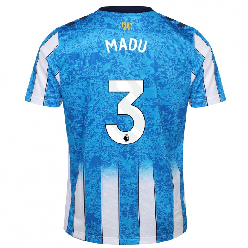 Danxen Homem Camisola Victor Madu #3 Branco Azul Laranja Principal 2026/27 Camisa Brasil
