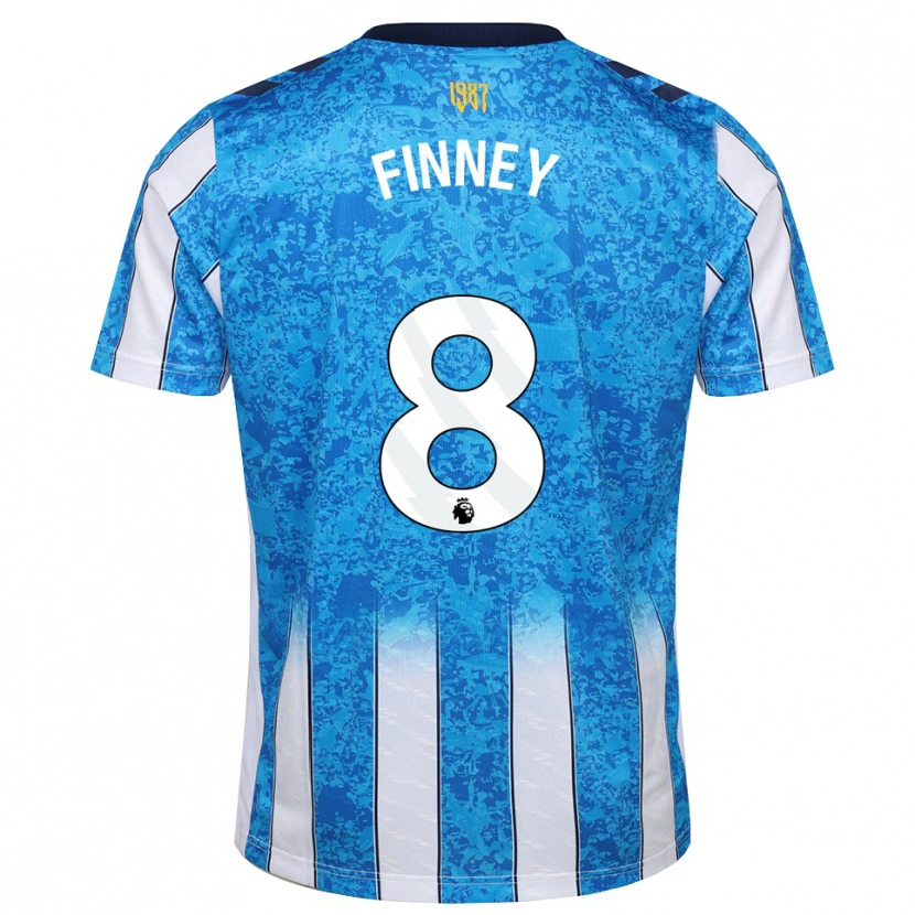 Danxen Homem Camisola Charlie Finney #8 Branco Azul Laranja Principal 2026/27 Camisa Brasil
