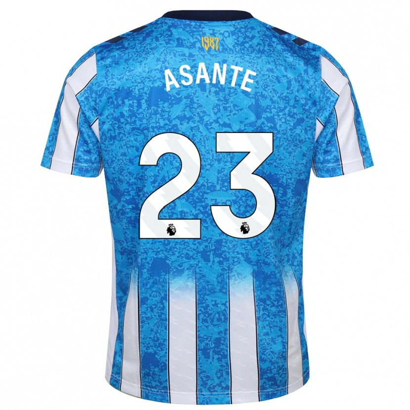 Danxen Homem Camisola Brandon Thomas-Asante #23 Branco Azul Laranja Principal 2026/27 Camisa Brasil