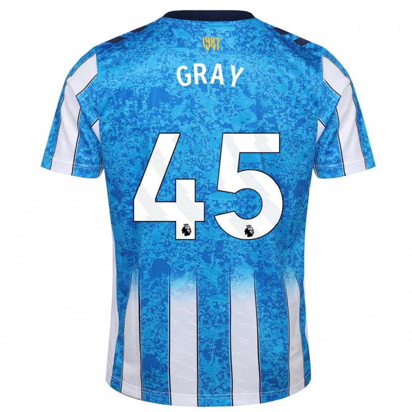 Danxen Homem Camisola Harrison Gray #45 Branco Azul Laranja Principal 2026/27 Camisa Brasil