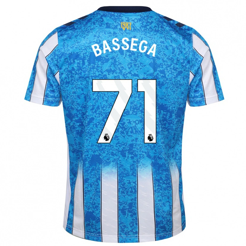 Danxen Homem Camisola Nsemi Bassega #71 Branco Azul Laranja Principal 2026/27 Camisa Brasil