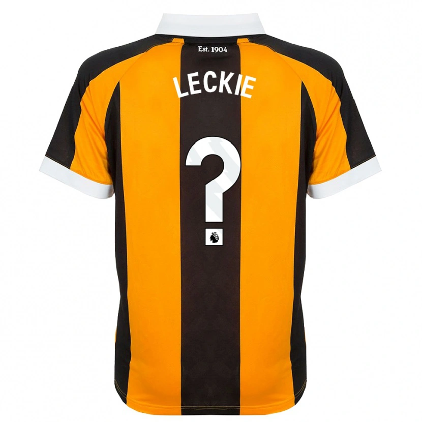 Danxen Homem Camisola Jack Leckie #0 Laranja Preto Branco Principal 2026/27 Camisa Brasil