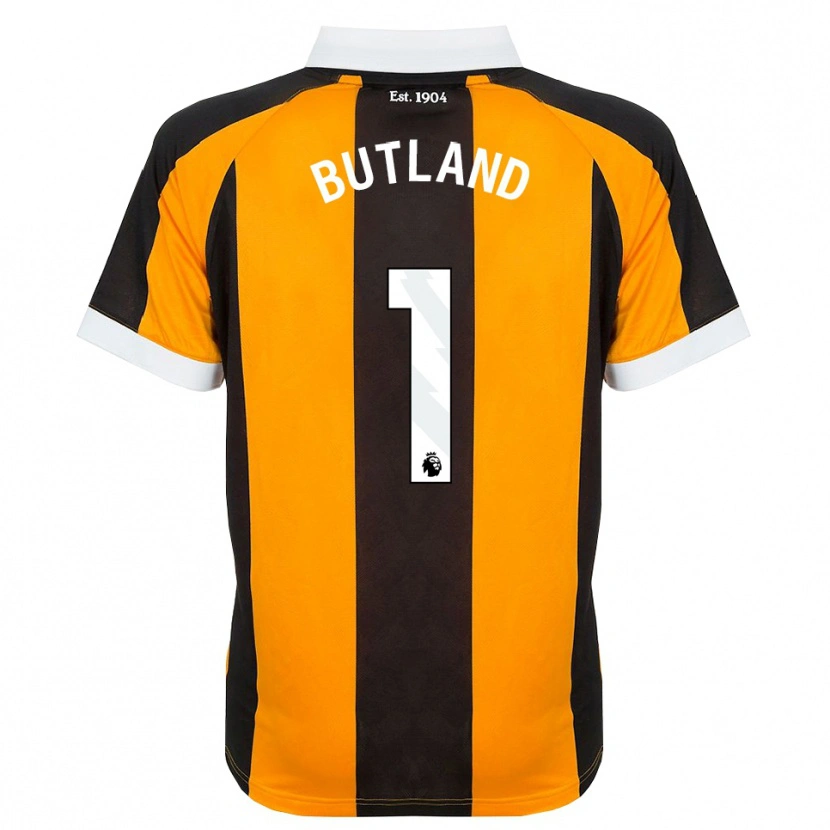 Danxen Homem Camisola Jack Butland #1 Laranja Preto Branco Principal 2026/27 Camisa Brasil