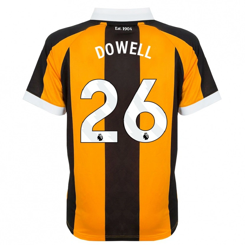 Danxen Homem Camisola Kieran Dowell #26 Laranja Preto Branco Principal 2026/27 Camisa Brasil